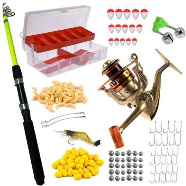 Imagem de Kit de Pesca Completo 10kg com Vara 25lb Sem Gatilho Estojo - CMIK