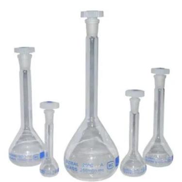 Imagem de Balao Volumetrico 500ml Classe A Vidro Boro 3.3 - CX/ 2 un - Global Gl