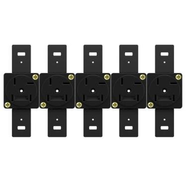 Imagem de Kit 5 tomada p/ telefone padrão telebras iriel