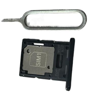 Imagem de zhxchzhi Suporte para cartão SIM duplo OEM + pino compatível com Samsung Galaxy M34 5G SM-M346B/DS peças azul
