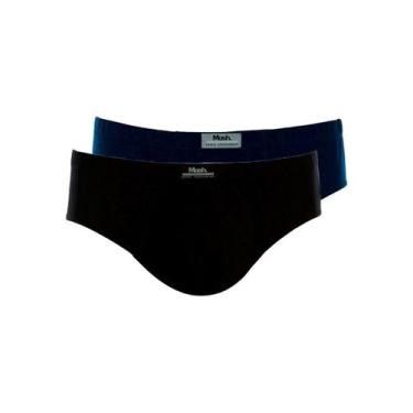 Imagem de Kit com 2 Cuecas Slip Mash 074.58 Colorido, Preto, M