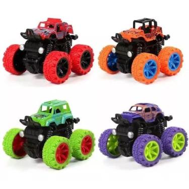 Imagem de Carrinho Big Whell Fricção Monster Truck 4x4 360 Miniatura - Sortido