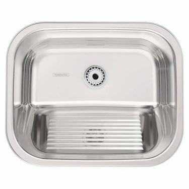 Imagem de Tanque de Encaixe Tramontina em Aço Inox AISI 304 Polido 34 Litros Hera 50x40 cm 94400/407