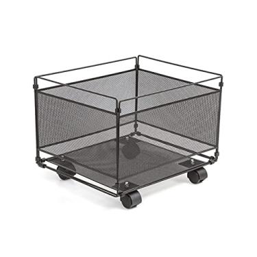 Imagem de Rack de arquivos pasta de ferro forjado montagem rack montagem caixa de arquivo caixa de classificação de dados carrinho pequeno metal escritório arquivo organizador prateleira (cor: 2) (1)