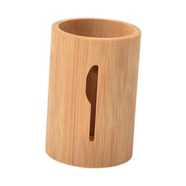 Imagem de ＫＬＫＣＭＳ Organizador de talheres, porta-talheres de bambu, organizador de cozinha, porta-talheres para mesa de festa, Faca