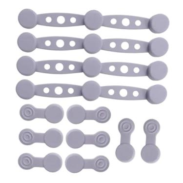 Imagem de Fenteer 4pcs fryer silicone fiftles de fritória de ar acessórios de cozinha, gadget de cozinha, Cinza