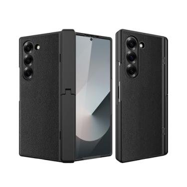 Imagem de NINKI Capa para Samsung Galaxy Z Fold 6 com proteção de dobradiça, protetor de tela Spen Slot ultrafina, capa resistente à prova de choque para Samsung Galaxy Z Fold 6 preta