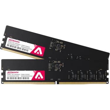 Imagem de Memória de computador DDR5 32GB 4800MHz Ram (16GB×2 PC5-38400) Desktop (DIMM) CL40 (4800MT/s JEDEC) Acclamator
