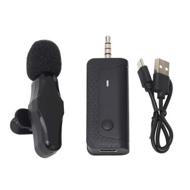 Imagem de Microfone sem fio Microfone Profissional Redução de ruído Microfone de lapela automática para Oudoor Entrevista de transmissão ao vivo em Oudor Indoor