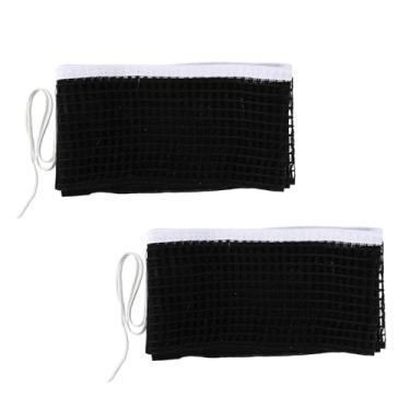 Imagem de 2un Redes Pingue-Pongue, 180x15cm Rede de Substituição para Ténis de Mesa para Interiores e Exteriores Ginásio Escolar Substituição Redes Ténis Mesa