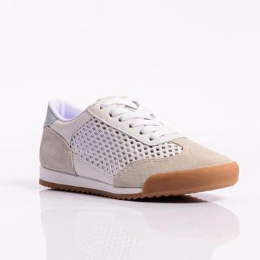 Imagem de Tênis Feminino Tela Vazada Branco Bottero