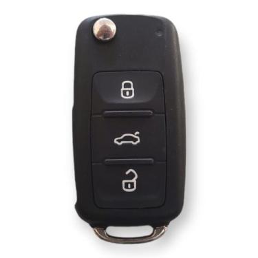 Imagem de Chave Canivete Vw Gol Voyage G6 Fox G3 Up Jetta Tiguan 5k0837202ad - F