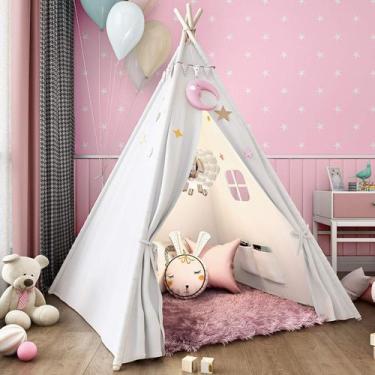 Imagem de Tenda Teepee Sumbababy Large para adultos e crianças em lona de algodã