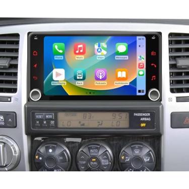 Imagem de Rádio estéreo 4Core + 32G para Toyota 4Runner 2003-2009, Sequoia 2003-2007, Tundra 2003-2006, com Carplay sem fio Android Auto 17.8 cm Touchsreen câmera OEM navegação GPS FM/AM SWC