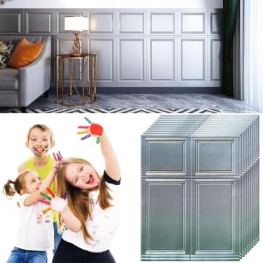 Imagem de 10 Pcs Adesivo De Parede Painéis De Parede Falso Decoração Interna Azulejos De Parede De Espuma 3d Art Wall Peel And Stick Papel De Parede Papel De Parede Adesivo Papéis De Parede, B