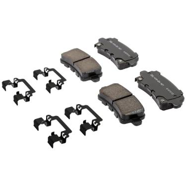 Imagem de ACDelco Kit de pastilhas de freio a disco traseiro de cerâmica profissional 17D1430CHF2