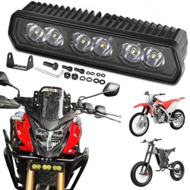 Imagem de Lumimotor Barra de luz de motocicleta Dirt Bike, barra de luz LED CREE, sem parafusos, luzes de neblina para quadriciclo UTV Dirt Bike Motorcycle Truck Pickup SUV