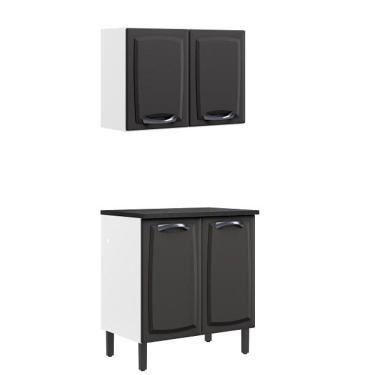 Imagem de Paneleiro Itatiaia Em Aço Grafite 4 Portas New Premium