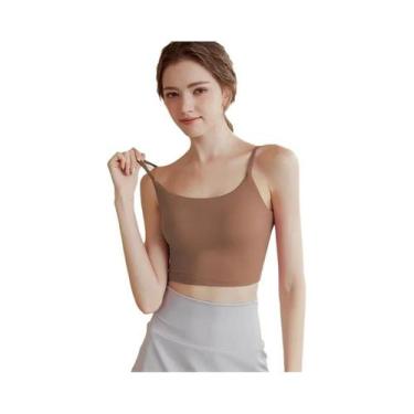 Imagem de Sutiã Esportivo Sem Alças De Alta Qualidade Para Mulheres, Camisola De