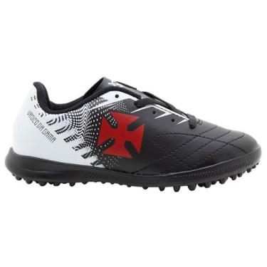 Imagem de Chuteira De Futebol Society Oxn Infantil Avanti 2 Vasco Pro, Preto, Br