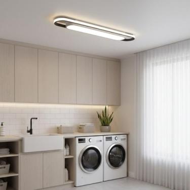 Imagem de Luminária Teto 60cm Três Tipos de Iluminação LED Bivolt 36W Luxo Escri