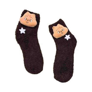 Imagem de Meias Quentes E Fofas SKZOO 2025 Estilo Celebridade Presente Prático P