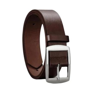 Imagem de Cinto Masculino De Luxo Em Couro PU Com Fivela De Metal De Alta Qualid