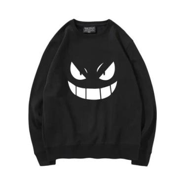 Imagem de Moletom Unissex Engraçado Pikachu Pokémon Com Gola Redonda E Expressõe