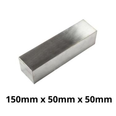 Imagem de Imã Neodímio Bloco Magnético N42 150 x 50 x 50 mm Super Forte Potente 