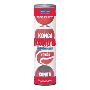 Imagem de Brinquedo para Cachorro Kong Pack Signature 4 Bolas - M
