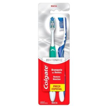 Imagem de Escova de Dente para Clareamento Colgate Whitening 2 unid Preço especial