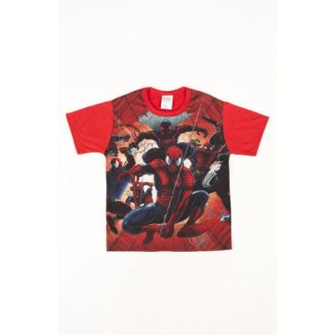 Camiseta Camisa Miles Morales Homem Aranha Preto Menino &8_x000D_ - JK  MARCAS - Camiseta Infantil - Magazine Luiza