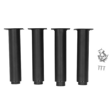 Imagem de Móveis Ajustáveis ​​de Metal Com Pernas Armário de Mesa Cômoda de Aço Telescópica 4 Peças Cômoda de Armazenamento Armário Cômoda Casa Quarto Cômoda para Cama Tampa de Parafuso