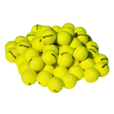 Imagem de SKYMAX Pressureless Tennis Ball, 60 Balls Large Pack, for All Types Courts, Hardcourt, Clay, or Grass Courts. Large Pack is Perfect for Tennis Ball Machines.