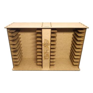 Imagem de Porta 22 Jogos FÍSico Ps Gamer Laser 48x16x29,5 Mdf Madeira - ATACADÃO