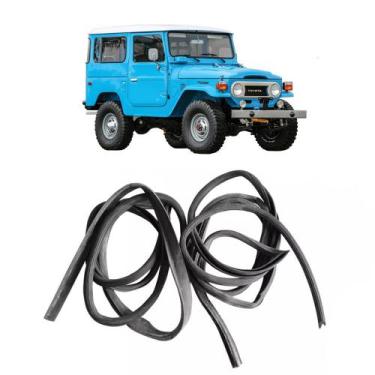 Imagem de Kit Par Borracha Porta Toyota Bandeirante 1985 À 2001 - Supercenter Au