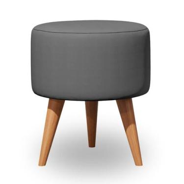 Imagem de Puff Decorativo Redondo, Puff Para Penteadeira E Sala De Estar, Puf De