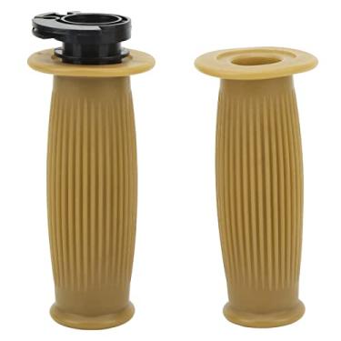 Imagem de GRCFUMO 1 Par 22mm Motocicleta Apertos de Controle do Acelerador, Confortável Silicone Acelerador Twist Handle Grip, Universal Acelerador Handle Bar Twist Grips para GY6 50 80 125 (Amarelo)
