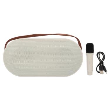 Imagem de Vomeko Karaoke Machine para crianças adultos, alto -falante de microfone Bluetooth, alto -falante sem fio portátil de alta potência para festa em casa, com 1 microfone sem fio (Microfone único branco)