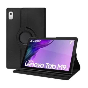 Imagem de Capa case Capinha giratoria Para Lenovo Tab M9 9" Polegadas Ano 2022 Premium - Alamo Folio ZG38C04869 preta