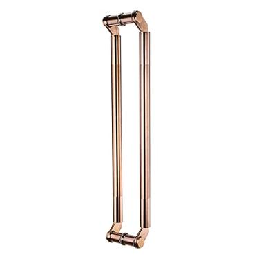 Imagem de Puxador de porta, puxador de porta retangular de aço inoxidável de 78,7 cm, para bar chuveiro vidro porta deslizante de celeiro interior porta exterior/C/60 cm (A 80 cm)