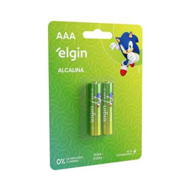 Imagem de Pilha Alcalina AAA Energy Blister Com 2 Pilhas Elgin