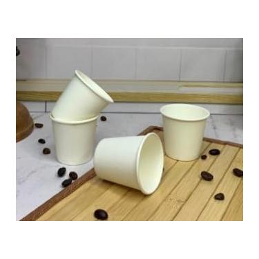 Imagem de Copinho de Papel GoldGreen - 60 ml Descartável Biodegrável Branco - para bebidas quentes e Geladas (500)