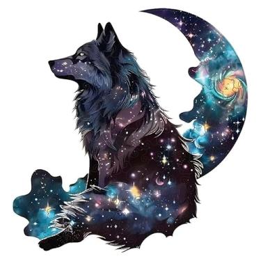 Imagem de Quebra Cabeça de Madeira Star Wolf, Wooden Puzzle | Diversão para toda família (A3 - L)