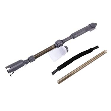 Imagem de Aquário Cascalho Cleaner, Fish Tank Vacuum Cascalho Cleaner Telescópico Multipurpose Vacuum Aquarium Siphon Fish Tank Water Changer Set for Water Changing Sand Washing Dirt