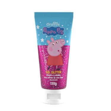 Imagem de Gel Glitter Infantil Griffus Peppa Pig - Para Corpo e Cabelos 150g