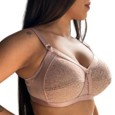 Imagem de Sutiã Reforçado Plus Size Premium S/ Bojo Para Seios Grandes - Wild, 5