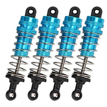 Imagem de Drfeify 1/12 RC METAL CHOQUE METAL DURBORDE DURIVANTE AJUSTÁVEL Damper DA MURPA 4 PACOLE PARA MN G500/ RC CARROS, LEVILA DE ALUMINO 80mm Struts DE Amortecedor DE Amortecedor Damper (Azul)