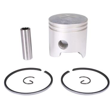 Imagem de Motor de popa 6E7-11636-00 Conjunto de pistão grande e anel 682-11610-21 682-11610-20 para Yamaha / 761-8023T 8023M 39-15322T para Mercury Mariner 9,9HP 15HP Motor de Barco, compatível com Sierra 18 a