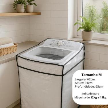 Imagem de Capa Protetora para Máquina de Lavar Roupa 8 a 15kg Brastemp Consul El
